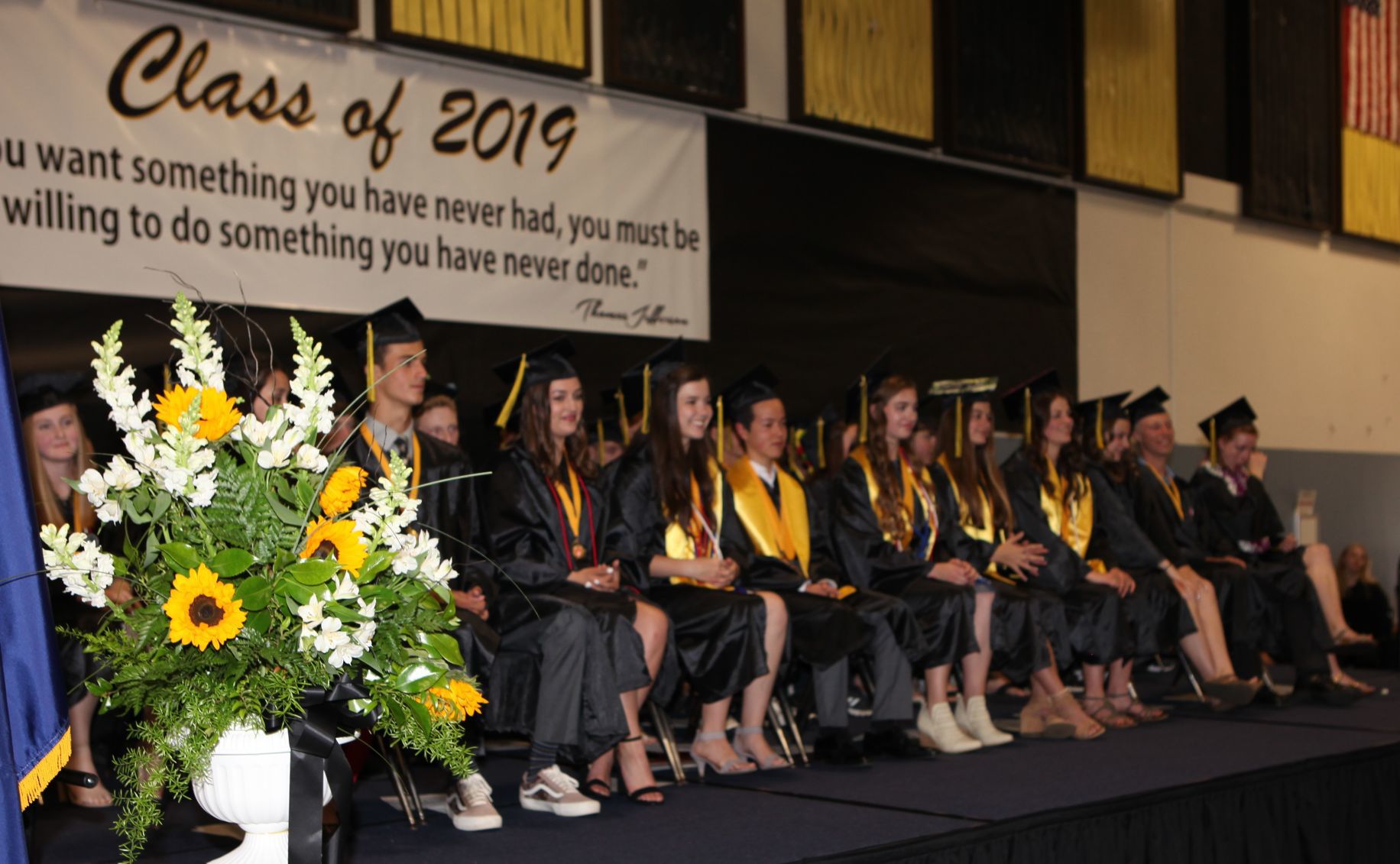 BHS Class of 2019 - on stage